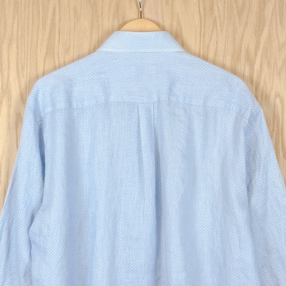 Peter Millar Crown Cool 100% Linen Button Up Shirt - Picture 8 of 12